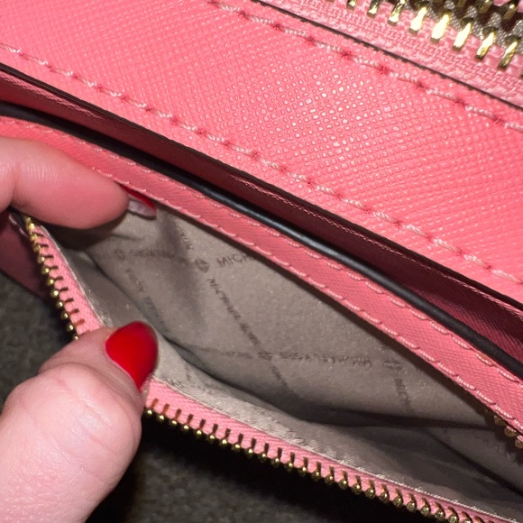 Coral Pink Michael Kors Satchel - Picture 6 of 15